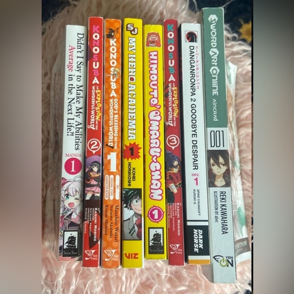 Set of 8 Manga Books - Picture 1 of 3
